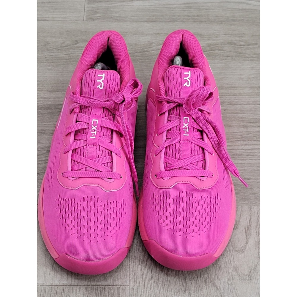 TYR CXT-1 Trainer Sneakers Men 9.5 Women 11 Pink CrossFit Shoes AS IS